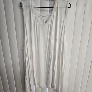 Lane bryant white soft tank top